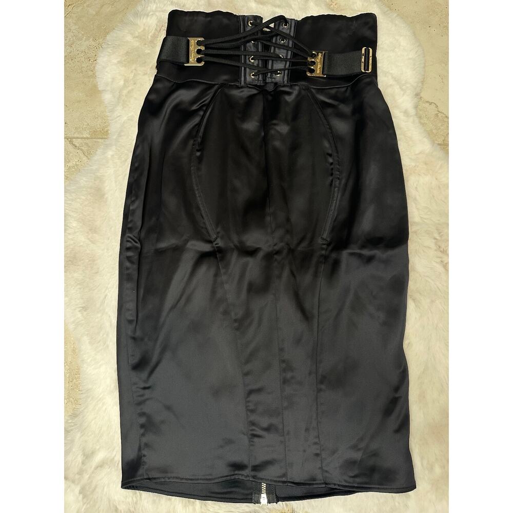 Honey Birdette CHASTITY🖤 Black Pencil Skirt Small - Picture 4 of 4